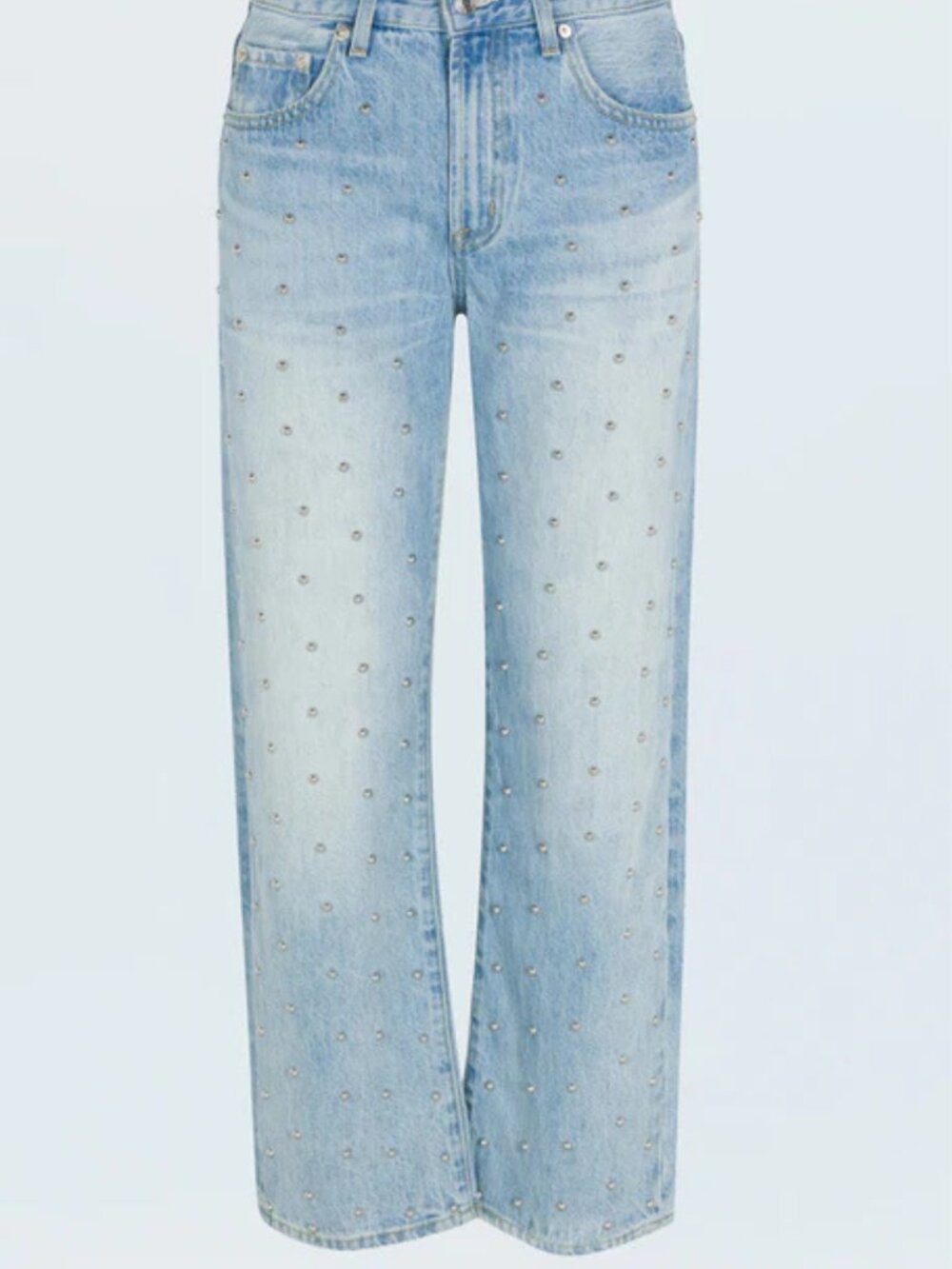 Pistola Denim Lexi Mid Rise Bowed Straight Jean - Aries NWT - Picture 3 of 3